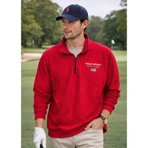 Vintage Ralph Lauren Mens Retro Americana Timeless Polo Sport Sz XL Classic USA